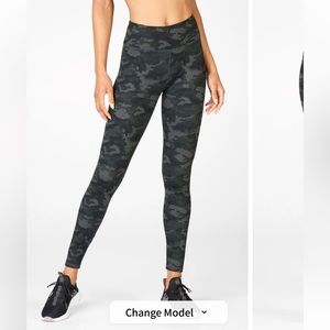 Fabletics camo power hold leggings
